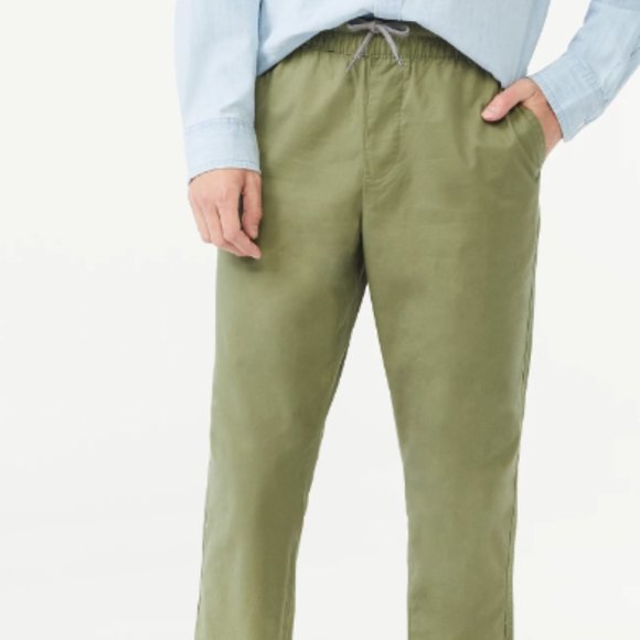 Free Assembly Other - Free Assembly Men's E-Waist Chino Pants Green